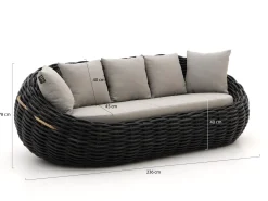Apple Bee Cocoon lounge tuinbank 3-zits 236cm