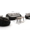 Apple Bee Cocoon/ROUGH-K stoel-bank loungeset 5-delig