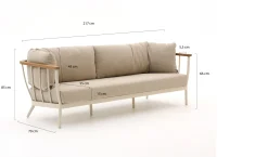 Apple Bee Condor lounge tuinbank 3-zits 217cm