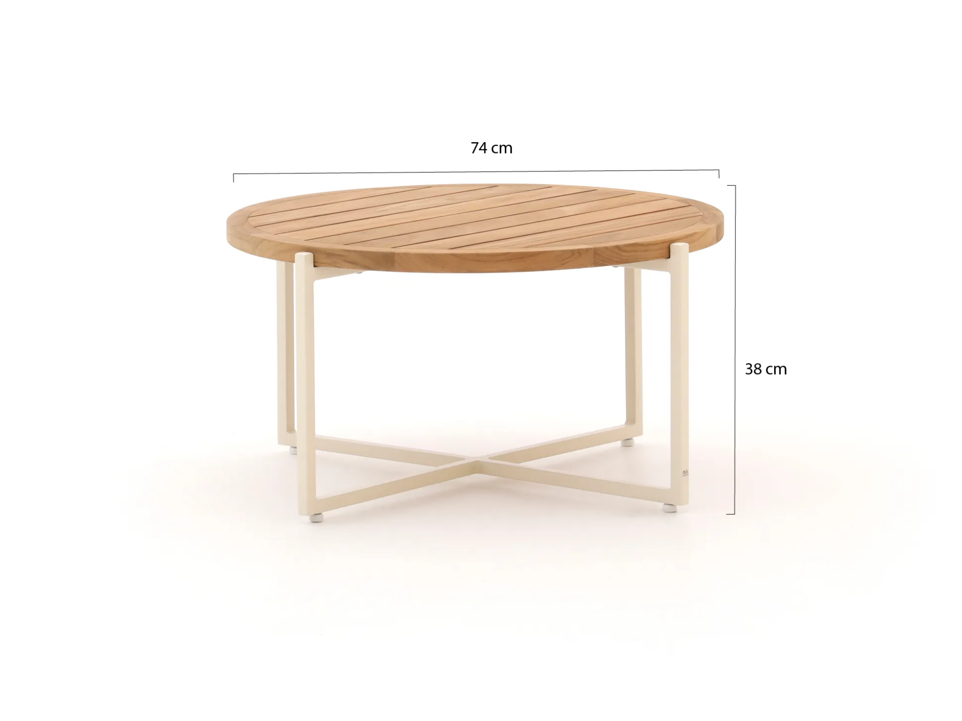 Apple Bee Condor lounge tuintafel ø 74cm (h: 38)
