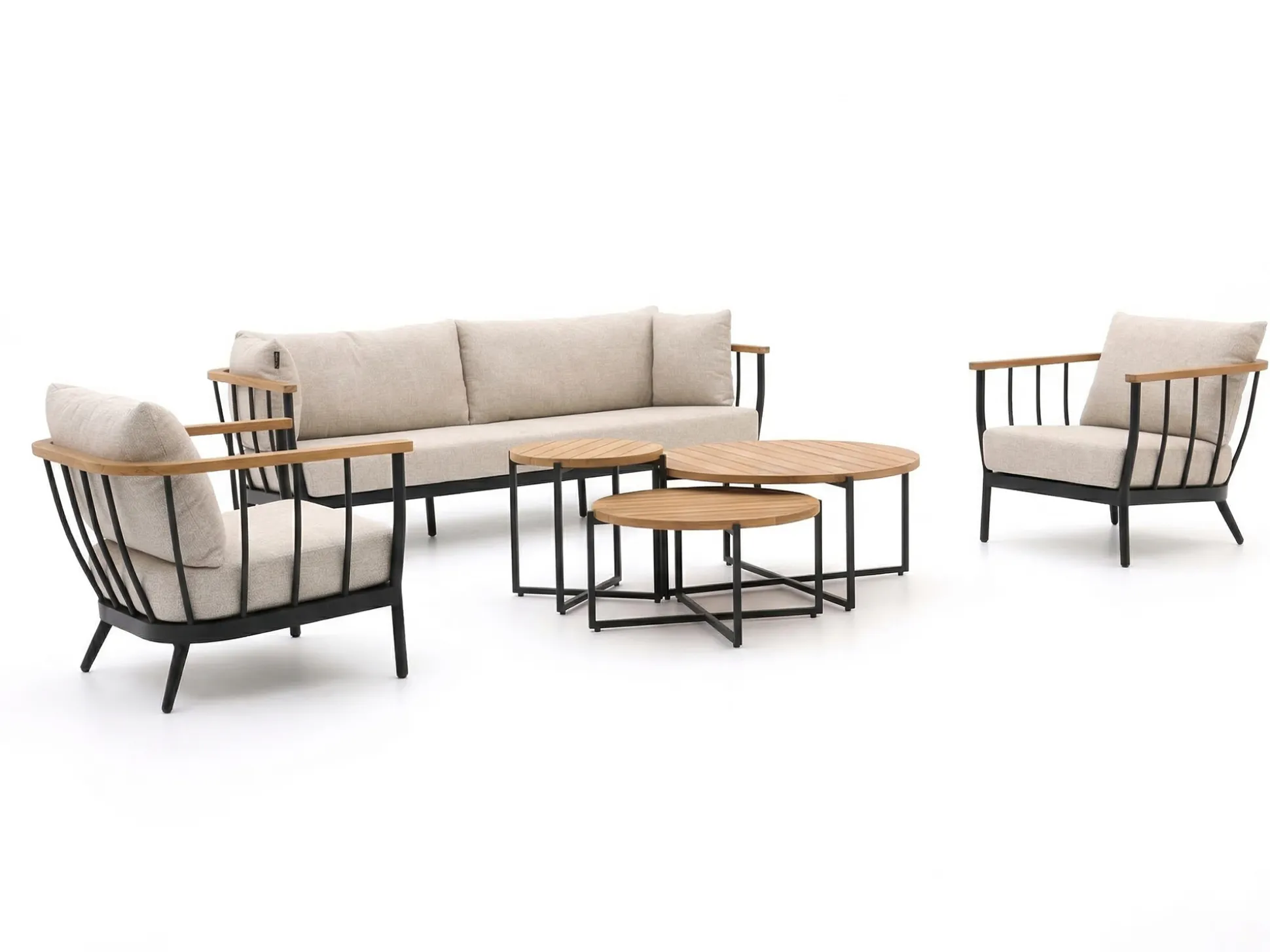Apple Bee Condor stoel-bank loungeset 6-delig 5-zits