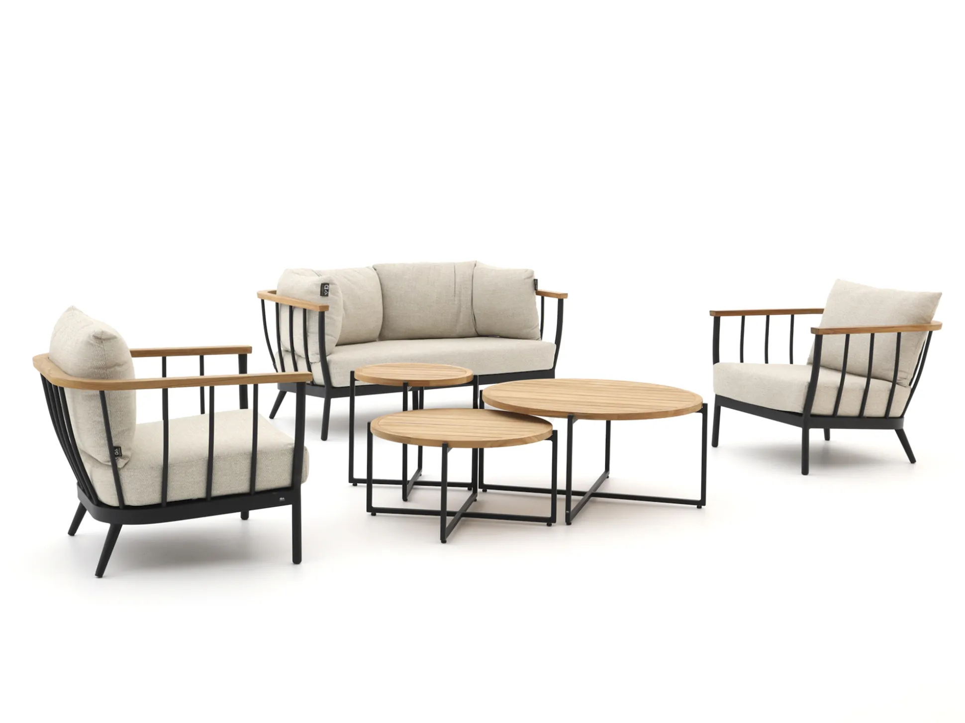 Apple Bee Condor stoel-bank loungeset 6-delig 4-zits