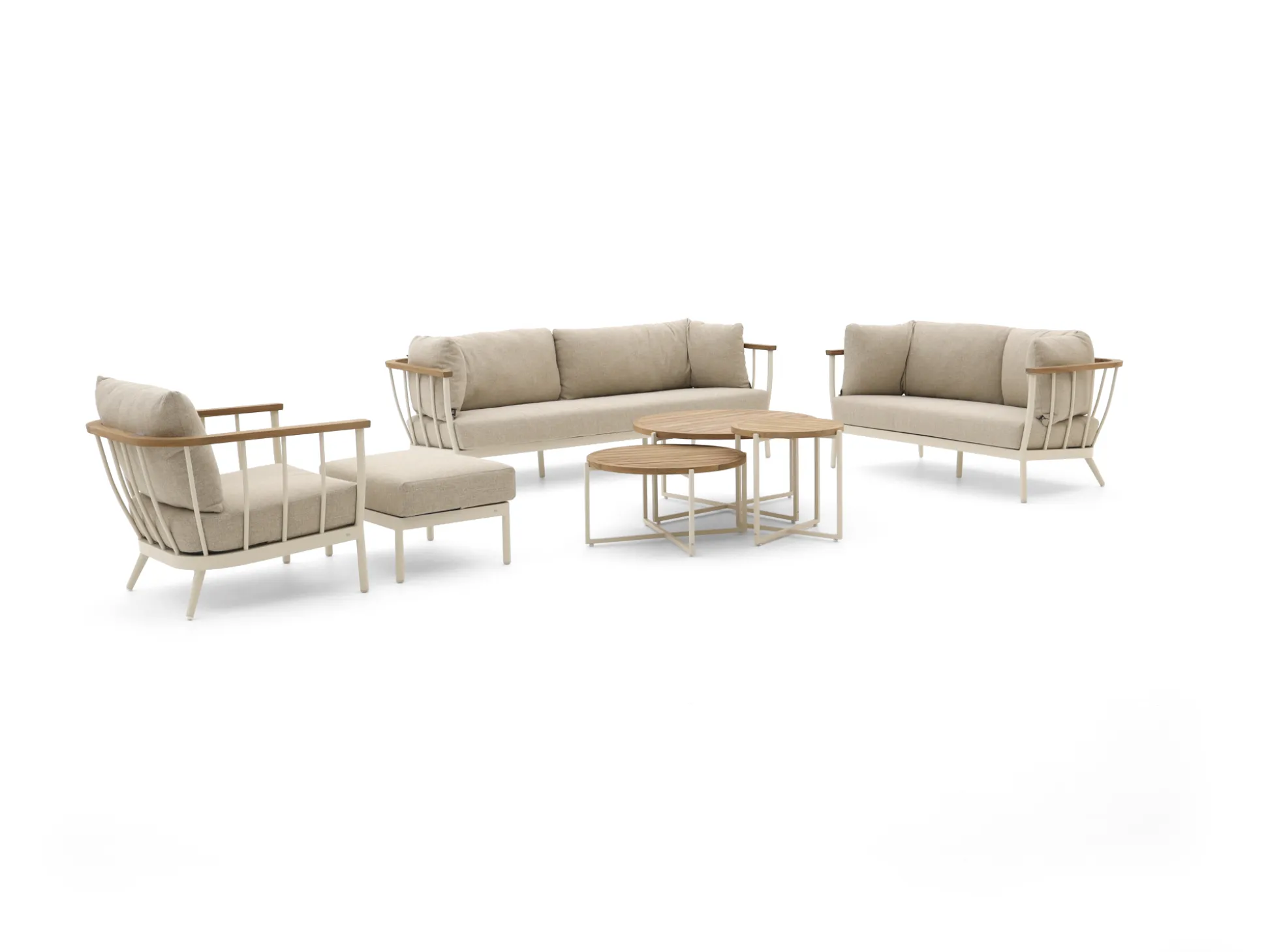 Apple Bee Condor stoel-bank loungeset 7-delig 6-zits
