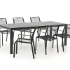 Apple Bee Hawaii/Menzano 220cm dining tuinset 7-delig stapelbaar