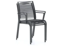 Apple Bee Hawaii/Menzano 220cm dining tuinset 7-delig stapelbaar