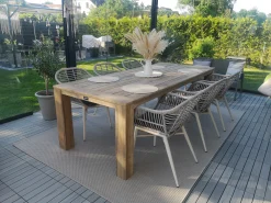 Apple Bee Hawaii/ROUGH-S 220cm dining tuinset 7-delig stapelbaar