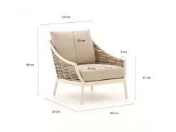 Apple Bee Milou lounge tuinstoel