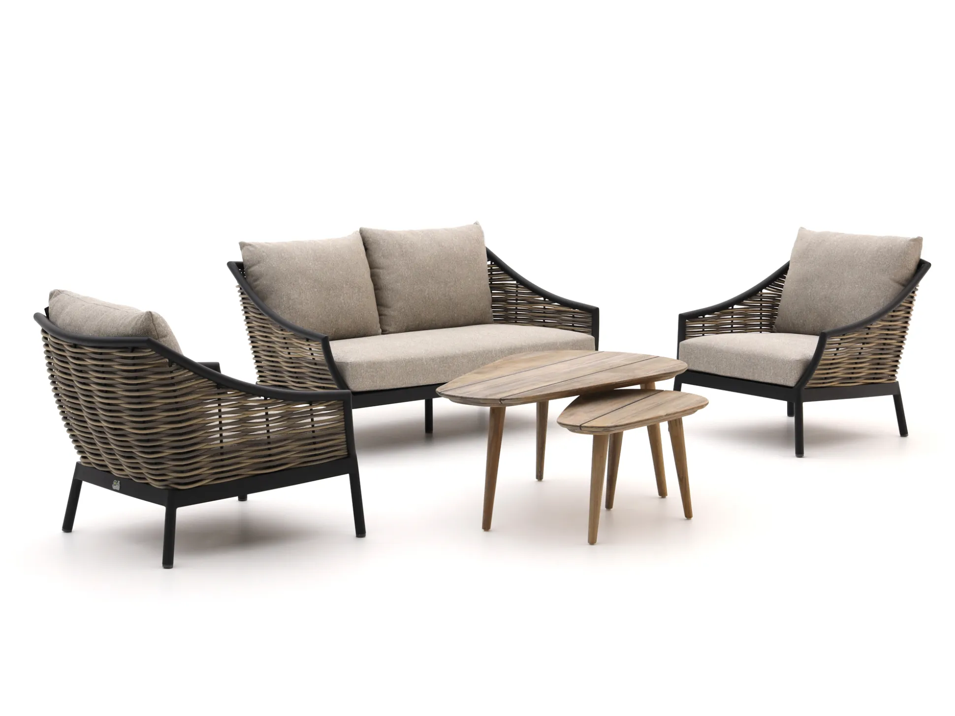 Apple Bee Milou/ROUGH-K stoel-bank loungeset 5-delig