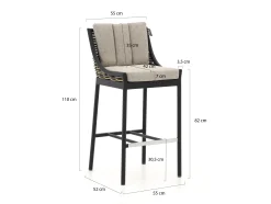 Apple Bee Milou/ROUGH-X 180cm barset 5-delig