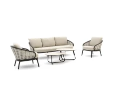 Apple Bee Pine Key stoel-bank loungeset 5-delig 5-zits