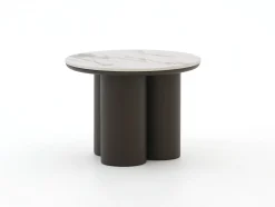 Apple Bee Tonga bijzet tuintafelset ø 80cm (h: 36cm)/ø 60cm (h: 44cm)