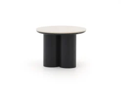 Apple Bee Tonga bijzet tuintafelset ø 80cm (h: 36cm)/ø 60cm (h: 44cm)
