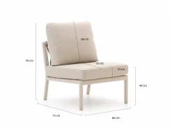 Bellagio Birgi Novo lounge tussenmodule 66cm