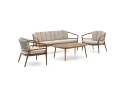 Bellagio Brasimone stoel-bank loungeset 4-delig
