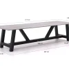 Bellagio Bresimo dining tuintafel 317x100cm
