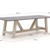 Bellagio Bresimo dining tuintafel 260x100cm