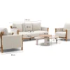 Bellagio Calcinelli stoel-bank loungeset 5-delig 5-zits