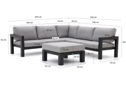 Bellagio Campazzo hoek loungeset 4-delig 5-zits