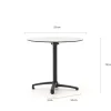 Bellagio Canzo klaptafel ø80cm (h:73cm)