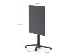 Bellagio Canzo klaptafel 70x70x73cm