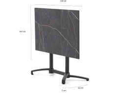 Bellagio Canzo klaptafel 120x70x73cm
