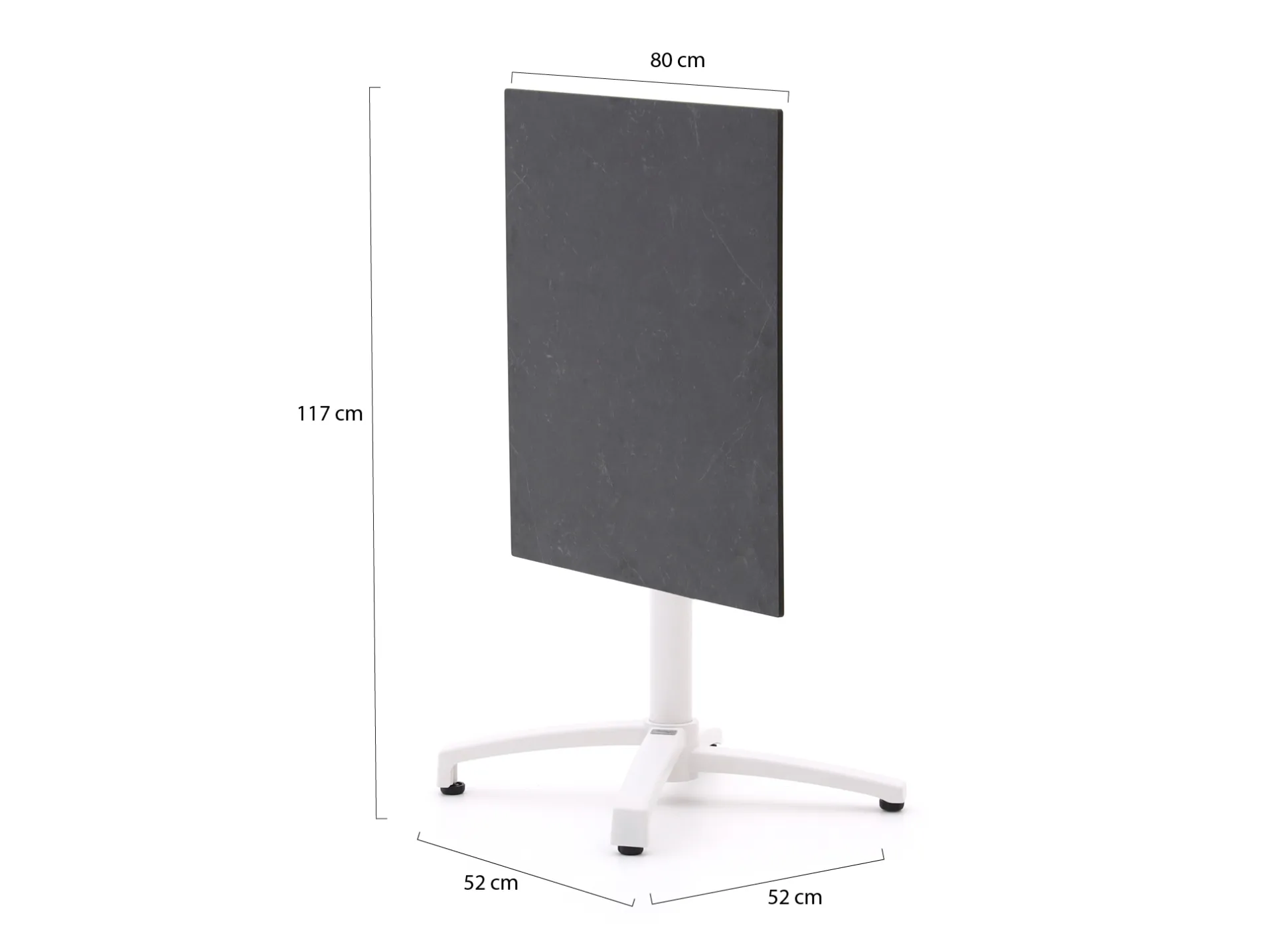 Bellagio Canzo klaptafel 80x80x73cm