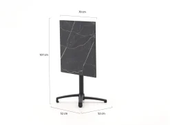 Bellagio Canzo klaptafel 70x70x73cm