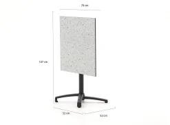 Bellagio Canzo klaptafel 70x70x73cm