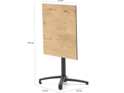Bellagio Canzo klaptafel 70x70x73cm