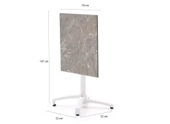 Bellagio Canzo klaptafel 70x70x73cm