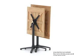 Bellagio Canzo klaptafel 80x80x75cm