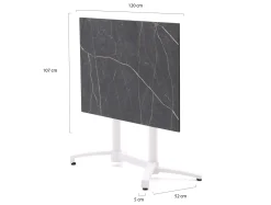 Bellagio Canzo klaptafel 120x70x73cm