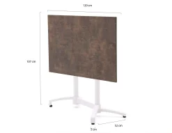 Bellagio Canzo klaptafel 120x70x73cm
