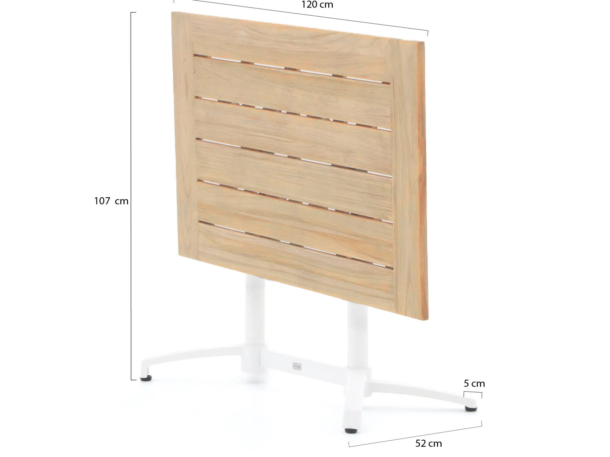 Bellagio Canzo klaptafel 120x70x75cm