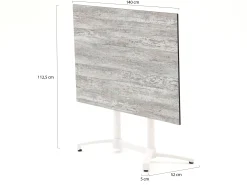 Bellagio Canzo klaptafel 140x80x73cm