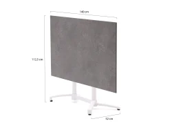 Bellagio Canzo klaptafel 140x80x73cm