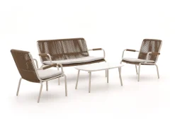 Bellagio Caronia stoel-bank loungeset 4-delig