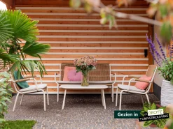 Bellagio Caronia stoel-bank loungeset 4-delig