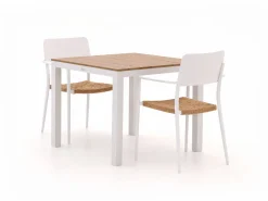 Bellagio Cino/Fidenza 90cm dining tuinset 3-delig stapelbaar