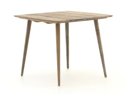 Bellagio Cino/ROUGH-K 90cm dining tuinset 5-delig stapelbaar