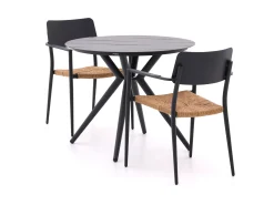 Bellagio Cino/Sora ø90cm dining tuinset 3-delig stapelbaar