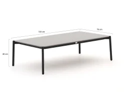 Bellagio Cupello lounge tuintafel 130x70x40cm