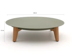 Bellagio Esenta lounge tuintafel ø86 (h:21cm)/ø 68 (h:19cm)