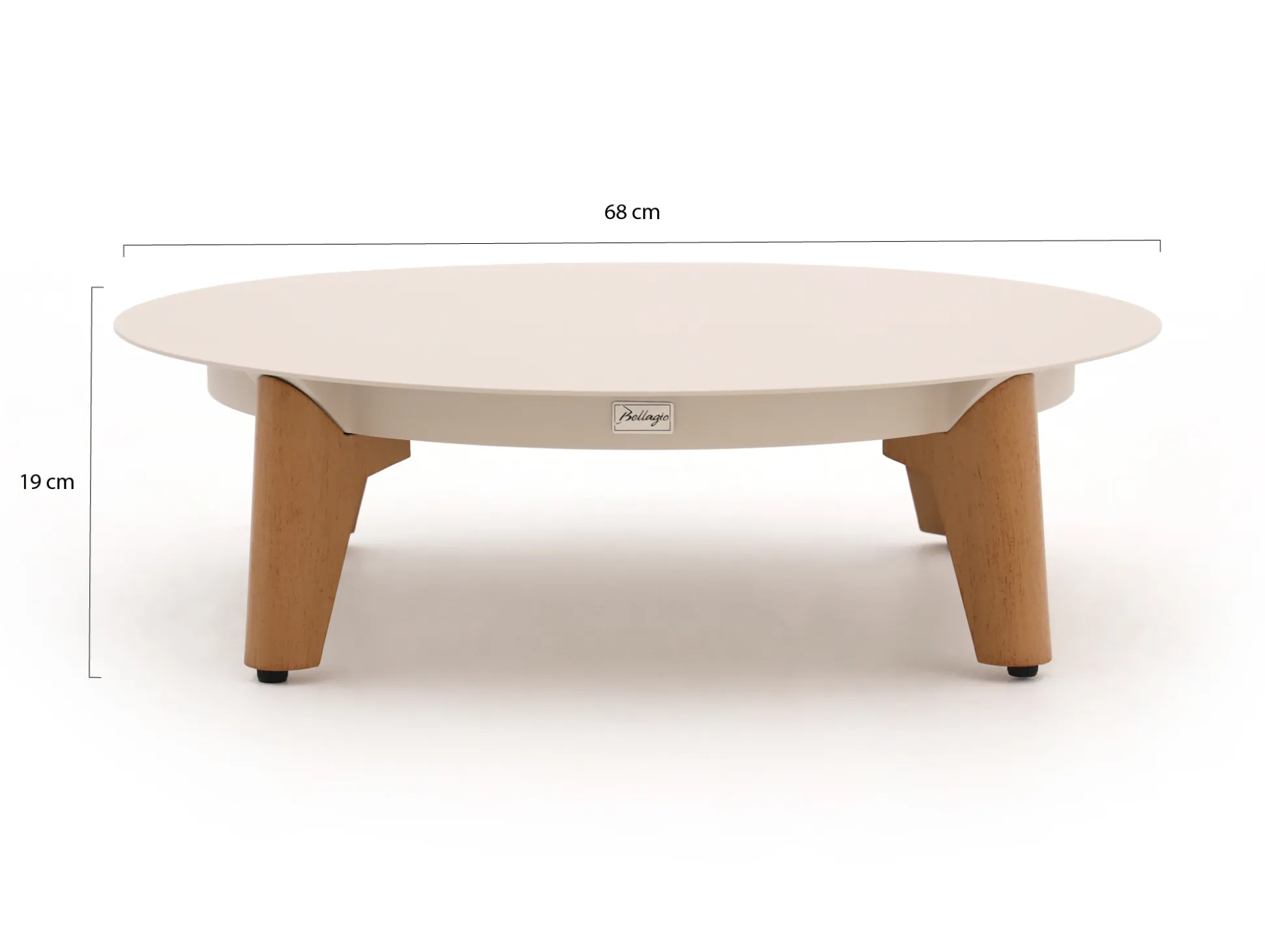 Bellagio Esenta lounge tuintafel ø86 (h:21cm)/ø 68 (h:19cm)