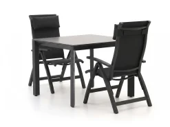 Bellagio Fermo/Sestino 90cm dining tuinset 3-delig verstelbaar