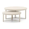 Bellagio Ficarolo lounge tuintafelset ø85cm(h:35cm)/ø65cm (h:30cm)