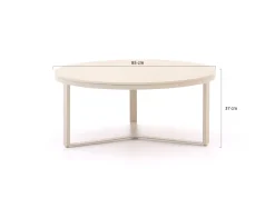 Bellagio Ficarolo lounge tuintafelset ø85cm(h:35cm)/ø65cm (h:30cm)