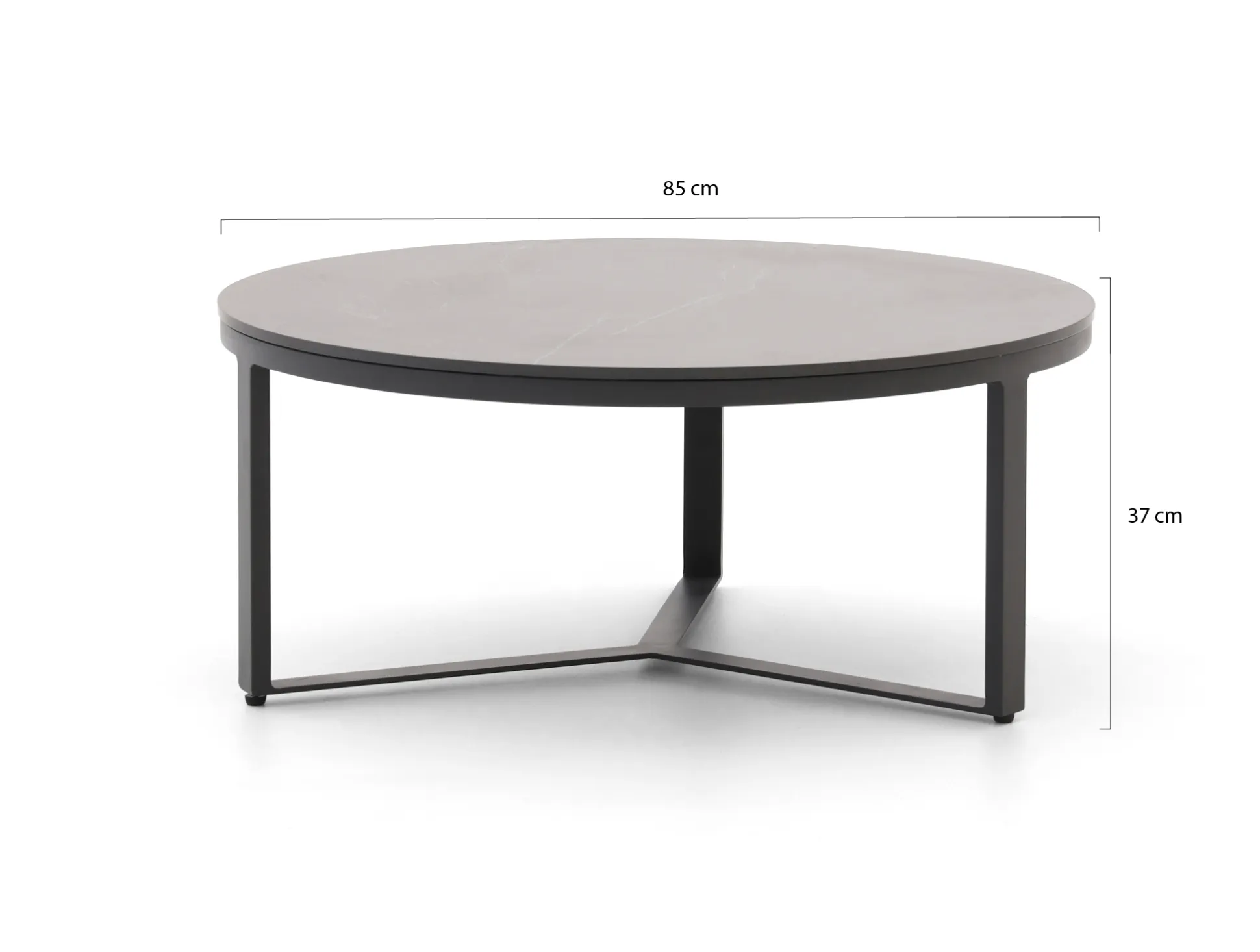 Bellagio Ficarolo lounge tuintafelset ø85cm(h:35cm)/ø65cm (h:30cm)