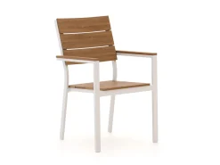 Bellagio Fidenza 160cm dining tuinset 5-delig stapelbaar