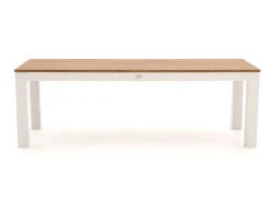Bellagio Fidenza 160cm dining tuinset met bank 4-delig stapelbaar